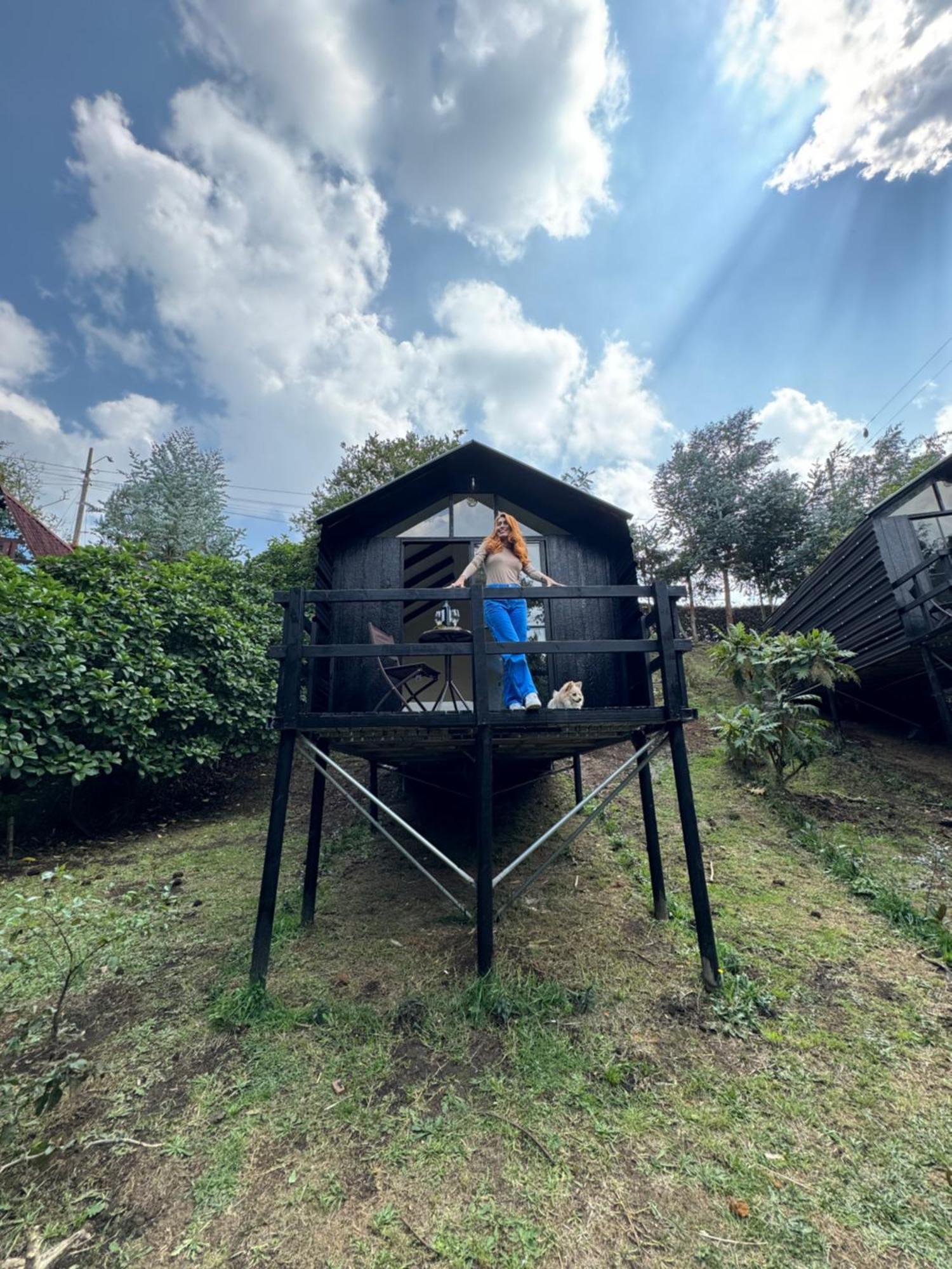 Chalets En Santa Elena En Medio Del Bosque Medellín Eksteriør bilde